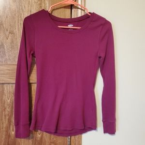 Old Navy long sleeve waffle shirt